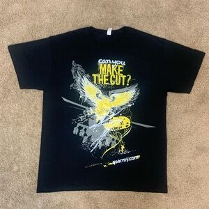 GO ARMY Military Tee Sz US XL AD 801